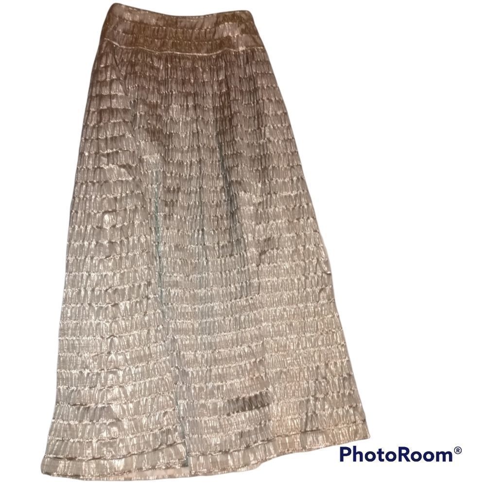 Eickhoff Long Metallic Shimmery Maxi Skirt . 😍😍